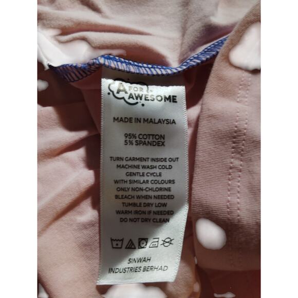 A for Awesome Cotton Blend S/S Dropwaist Casual Dress, XS Ellis Blue Floral NWOT - Picture 4 of 5